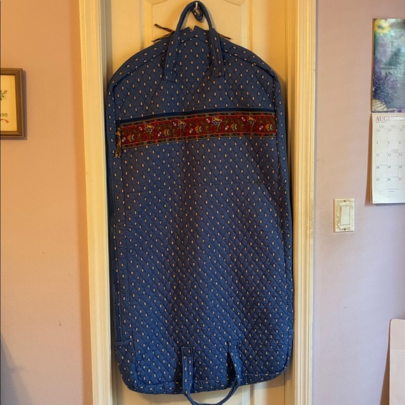 VTG Vera Bradley Bundle Garment Bag with Matching Tote Blue Paisley:Floral - Picture 2 of 13